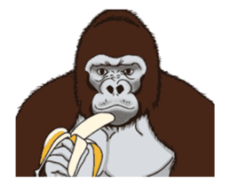 Dancing Gorilla sticker #12992732