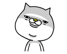 The cat moves! English version. sticker #12992778