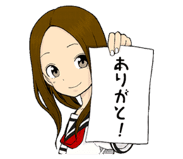 Karakaijouzu no Takagisan sticker #12992887