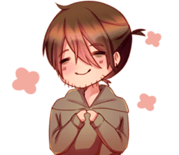 the daily life of a a the gloomy akira sticker #12993286