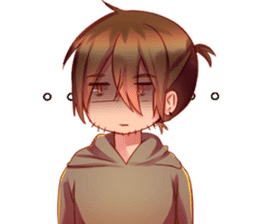 the daily life of a a the gloomy akira sticker #12993289