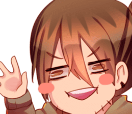 the daily life of a a the gloomy akira sticker #12993293