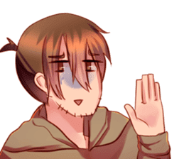 the daily life of a a the gloomy akira sticker #12993296