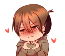 the daily life of a a the gloomy akira sticker #12993302