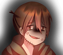 the daily life of a a the gloomy akira sticker #12993316