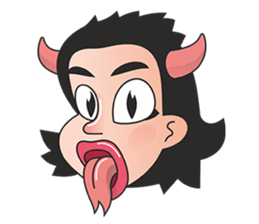 girl lips pout sticker #12994096