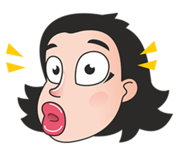 girl lips pout sticker #12994104