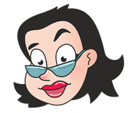 girl lips pout sticker #12994114