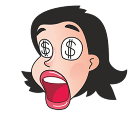 girl lips pout sticker #12994119