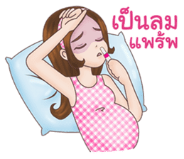 Mommy Apple: The New Mom To Be sticker #12994667