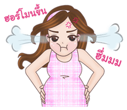 Mommy Apple: The New Mom To Be sticker #12994668