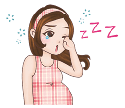 Mommy Apple: The New Mom To Be sticker #12994672