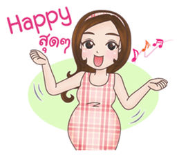 Mommy Apple: The New Mom To Be sticker #12994675