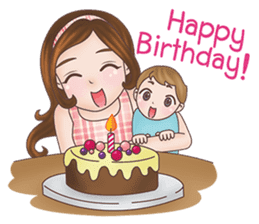 Mommy Apple: The New Mom To Be sticker #12994685