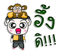 Mr. Yamoto. I love monkey. sticker #12994773