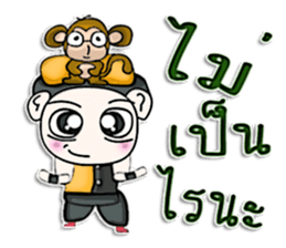 Mr. Yamoto. I love monkey. sticker #12994788