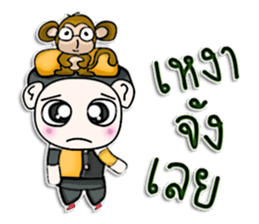 Mr. Yamoto. I love monkey. sticker #12994790