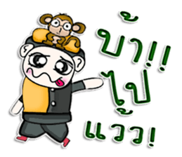 Mr. Yamoto. I love monkey. sticker #12994793