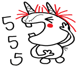 Monster ha ha ha sticker #12995127