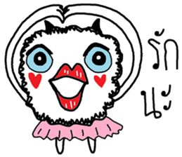 Monster ha ha ha sticker #12995130