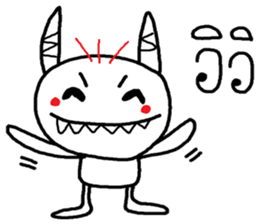 Monster ha ha ha sticker #12995132