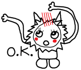 Monster ha ha ha sticker #12995134