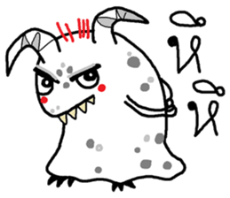 Monster ha ha ha sticker #12995138