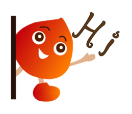 Chestnut color sticker #12995299