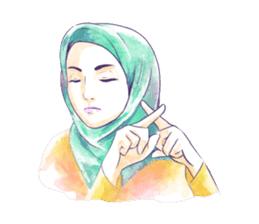 Jaman Hijab sticker #12996202