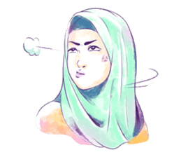 Jaman Hijab sticker #12996204