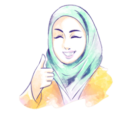 Jaman Hijab sticker #12996210