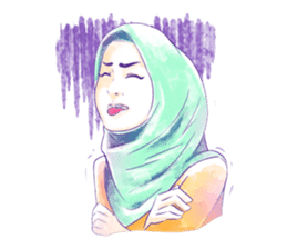 Jaman Hijab sticker #12996213