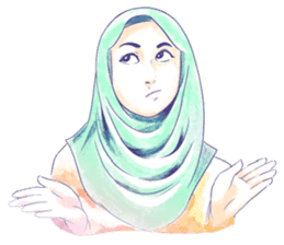 Jaman Hijab sticker #12996216