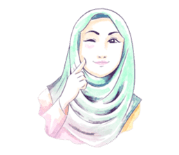 Jaman Hijab sticker #12996217