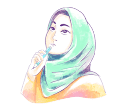 Jaman Hijab sticker #12996222
