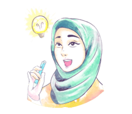 Jaman Hijab sticker #12996223