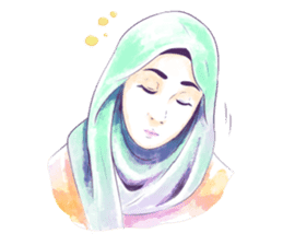 Jaman Hijab sticker #12996225