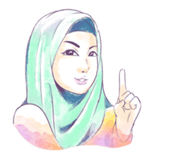 Jaman Hijab sticker #12996226