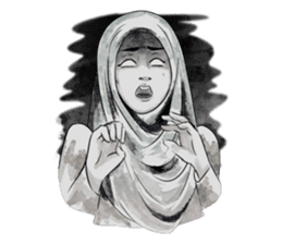 Jaman Hijab sticker #12996228