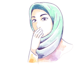 Jaman Hijab sticker #12996230