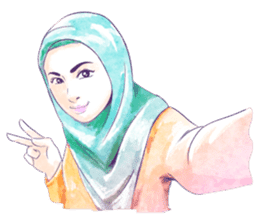 Jaman Hijab sticker #12996237