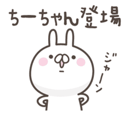 CHI-CHAN's basic pack,cute rabbit sticker #12996451
