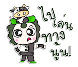 Mr. Masanori. Love cow.^_^ sticker #12996567