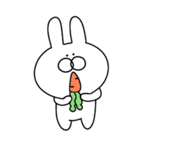 Invective rabbit that can be used sticker #12997125