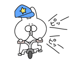 Invective rabbit that can be used sticker #12997129