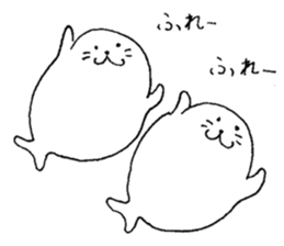 Twins of seals sticker #12997222