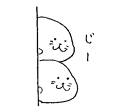 Twins of seals sticker #12997240