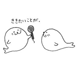Twins of seals sticker #12997243