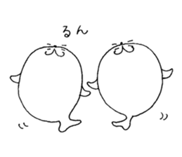 Twins of seals sticker #12997249