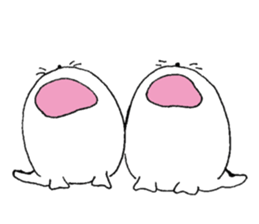 Twins of seals sticker #12997259